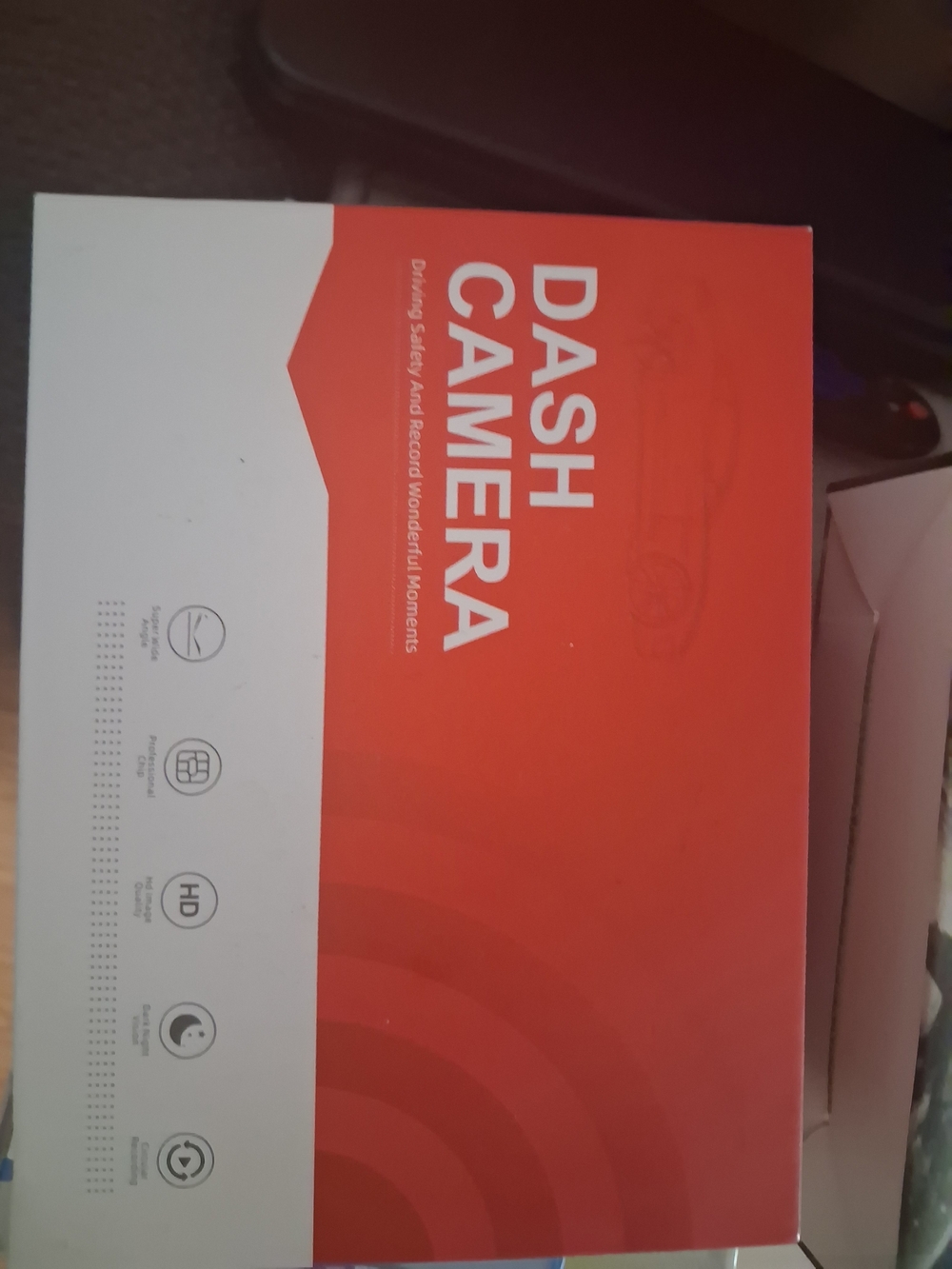 Dash Camera - Red and White Box
